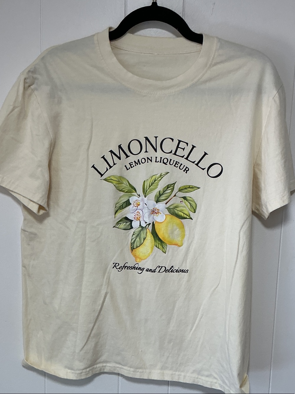 Limoncello Lemon Graphic Tee - Cream